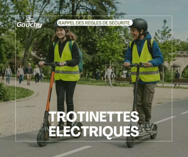 Règles en trotinettes électrique